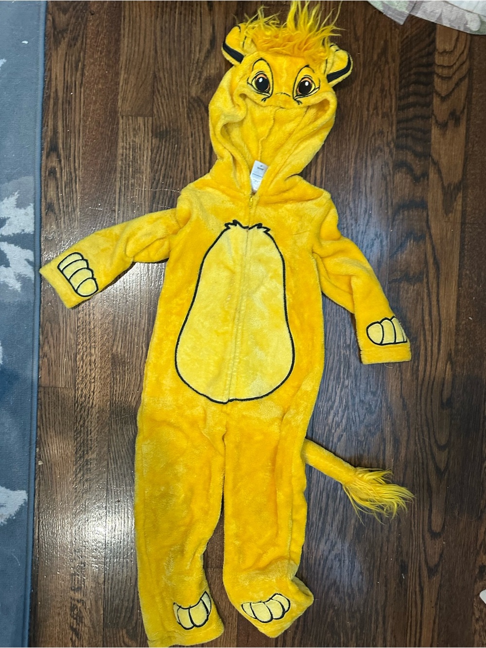 Disney Lion King Simba Zip Up Cosplay Coverall